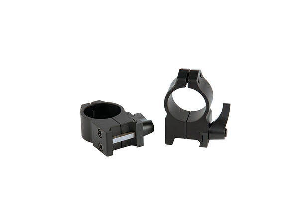 Warne Maxima Ring QD 1" Sort/Matte Warne Hurtigringer for Weaver/Picatinny 
